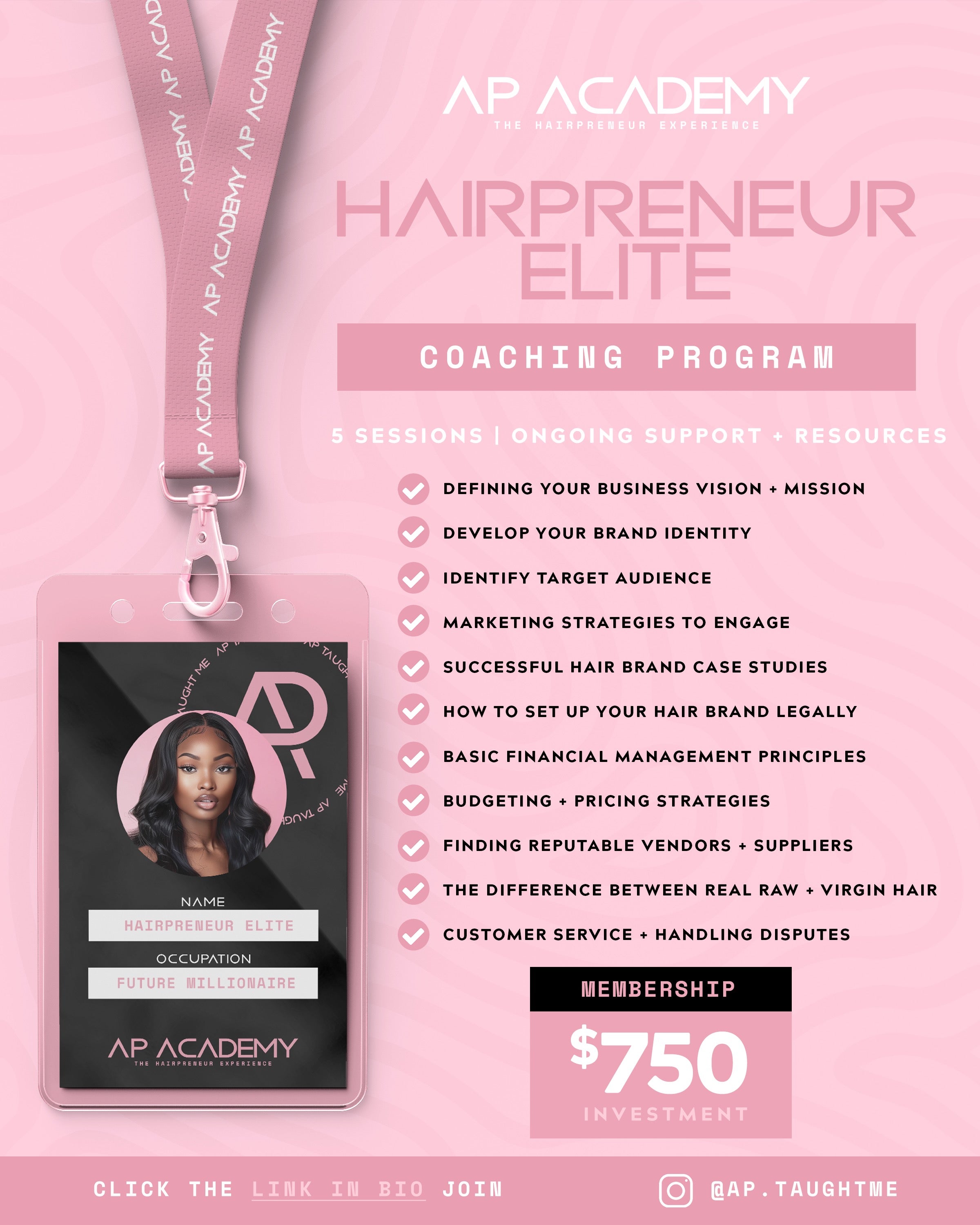Hairpreneuer elite coaching program
